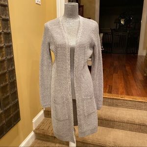 New Look Cable Knit Cardigan Grey